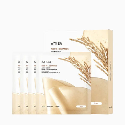 [ANUA] Rice 70 Glow Collagen Mask