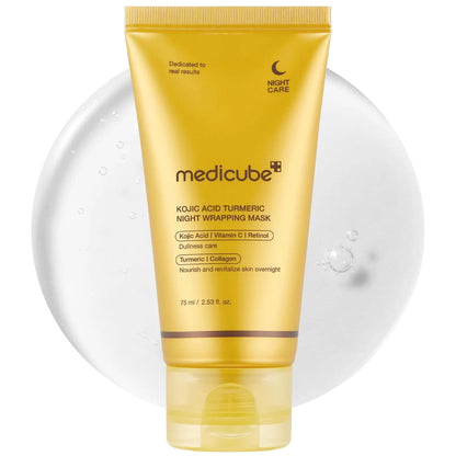 [MEDICUBE] Kojic Acid Turmeric Night Wrapping Mask