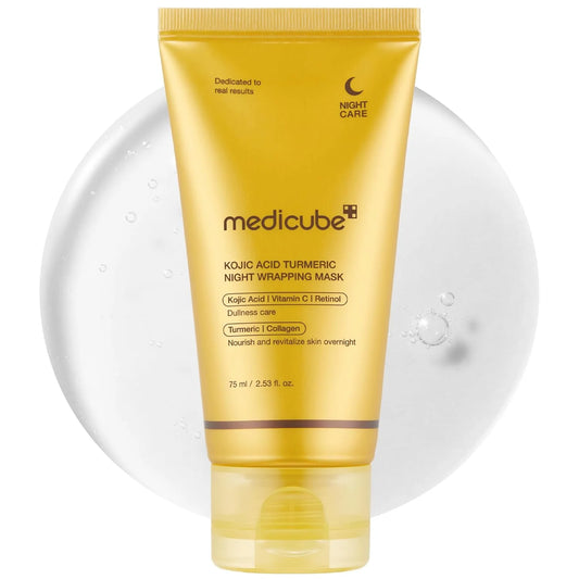 [MEDICUBE] Kojic Acid Turmeric Night Wrapping Mask