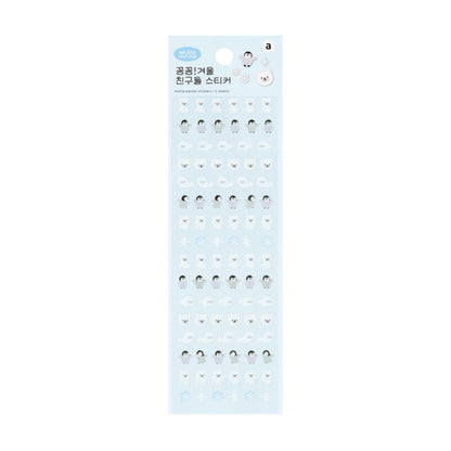 Winter Friends Masking Seal Sticker