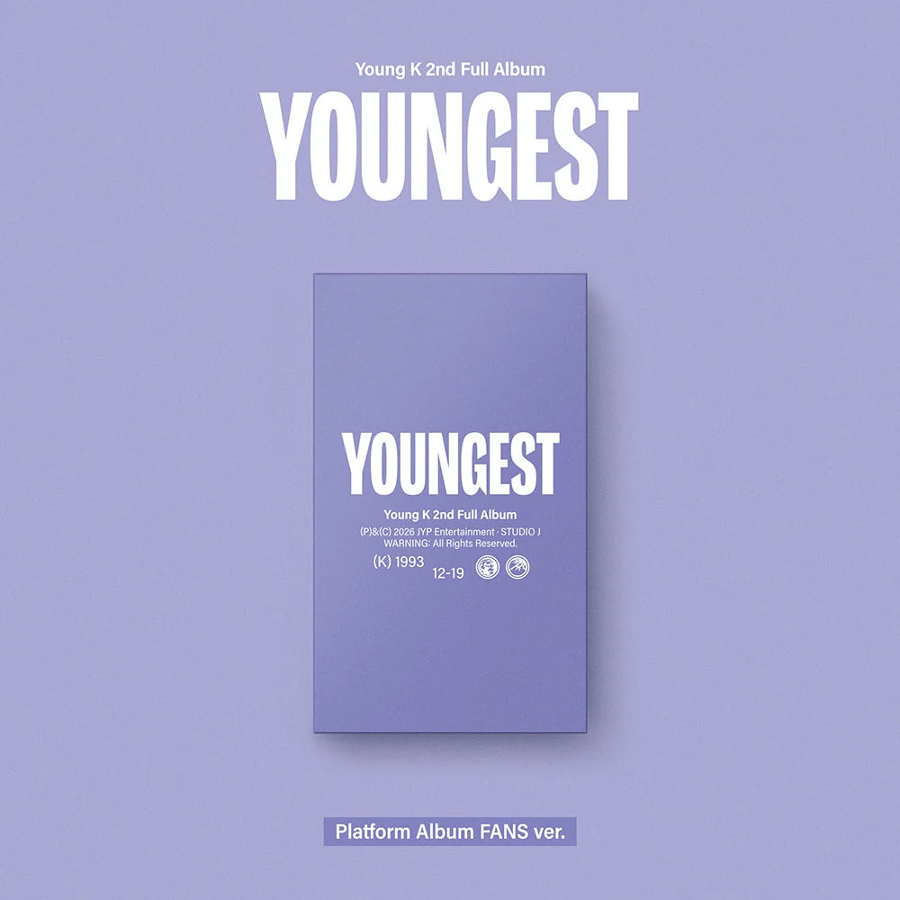 Young K (영케이 ) 2nd Full Album - [YOUNGEST] (Platform Album FANS ver.)