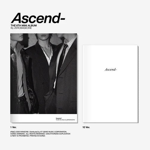 ZEROBASEONE (제로베이스원) The 6th Mini Album - [Ascend-] (Photobook Ver.)