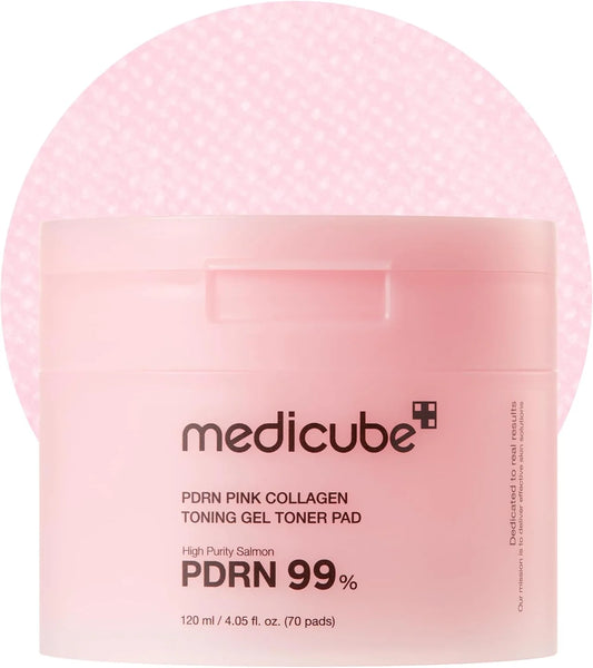 [MEDICUBE] PDRN Pink Collagen Toning Gel Toner Pad