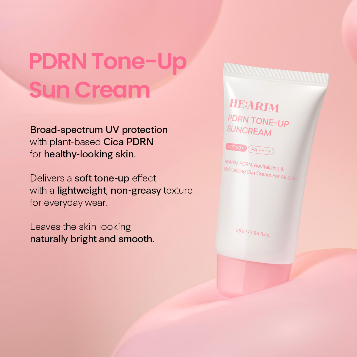 [HEARIM] PDRN Tone-up Sunscreen 55ml