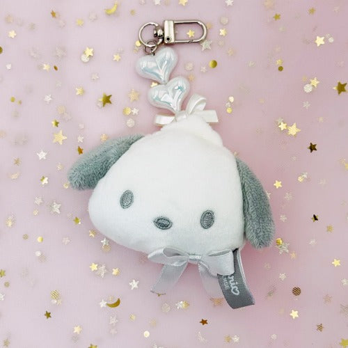 Pochacco Silver Beads Keychain