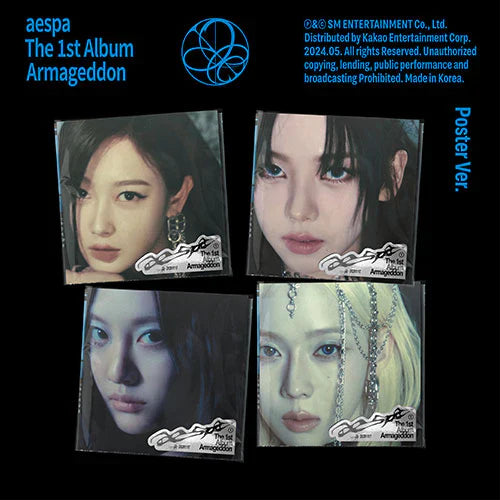 AESPA (에스파) 1ST ALBUM - [ARMAGEDDON] (POSTER VER.)