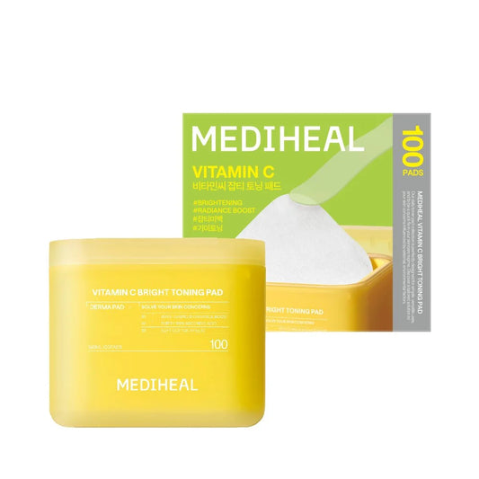 [MEDIHEAL] Vitamin C Bright Toning Pad x 100ea 6.08 fl. oz.(180ml)