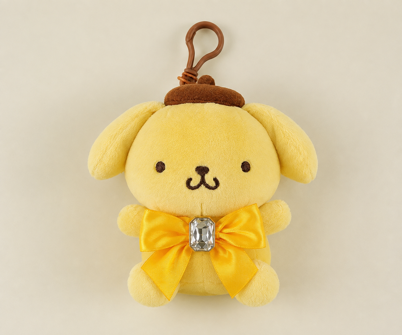 Pompom Big Bow Keychain