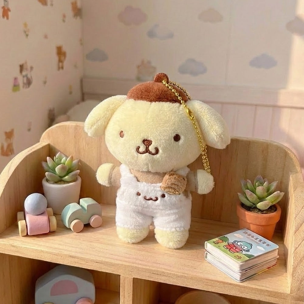 Pompompurin Overalls Keychain
