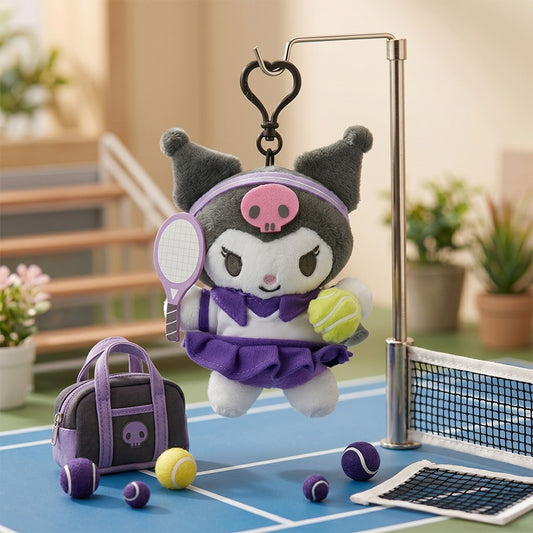 Kuromi Tennis Keychain