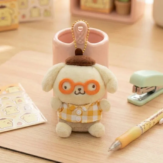 Pompompurin Nerdy Style Keychain