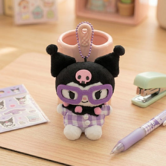 Kuromi Nerdy Style Keychain