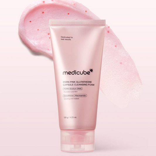 [Medicube] PDRN Pink Glutathione Capsule Cleansing Foam 120g