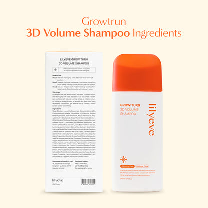 [lilyeve] Grow:Turn 3D Volume Shampoo 200ml