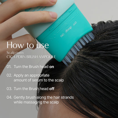 [lilyeve] Scalp:Turn Cica PDRN Brush Ampoule 100ml