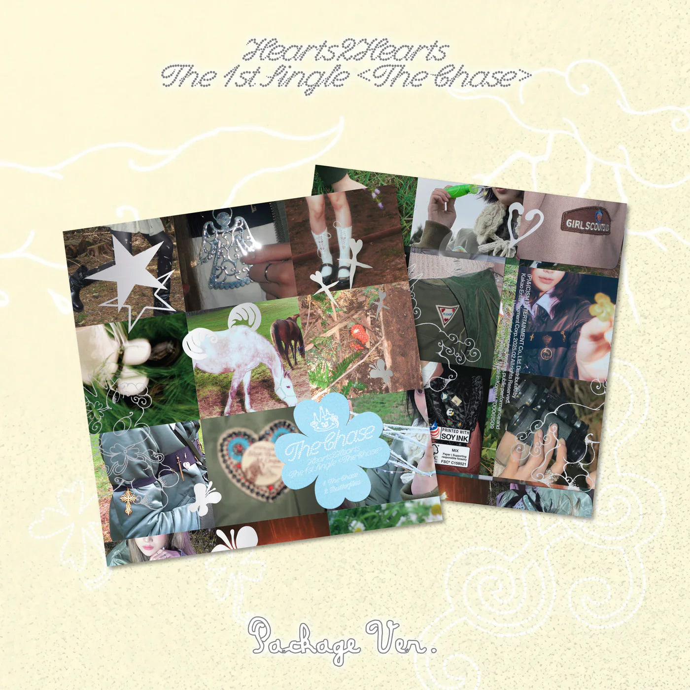 Hearts2Hearts 1ST SINGLE ALBUM - [The Chase] (Package Ver.)