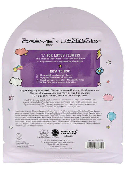 [THE CRÈME SHOP]  Little Twin Stars [Bye, Redness!] | SHEET MASK